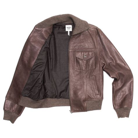 hermes leather bomber jacket|Hermes leather coats for women.